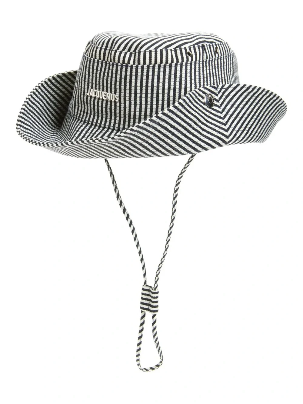 JACQUEMUS Women's Gray Le Bob De-Nimes Bucket Hat